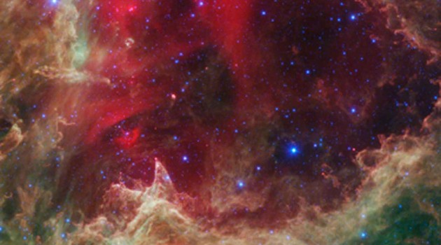 Infrared portrait of the W5 star-forming region is from NASA's Spitzer Space Telescope