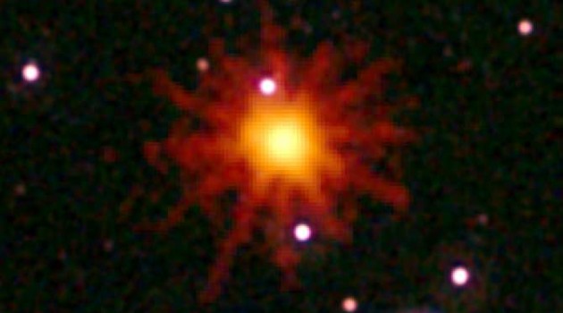 Swift satellite alerts astronomers to cosmic accident in constellation Draco