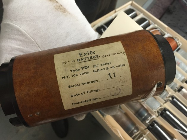 The batteries designed to power proximity fuzes’ short-wave radars were only activated once the shell had been fired, and were instrumental in helping the Allies to victory in World War II. (Photo: Michelle Z. Donahue)