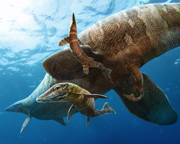 prehistoric mosasaurus