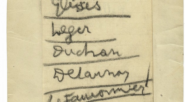 Walt Kuhn, Kuhn family paper and Armory Show records, 1859-1978, courtesy of Smithsonian’s Archives of American Art