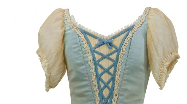 Marianna Tcherkassky wore this costume when she danced the lead in Giselle. It was made for her by May Ishimoto, a costume mistress who worked under both George Balanchine and Mikhail Baryshnikov.